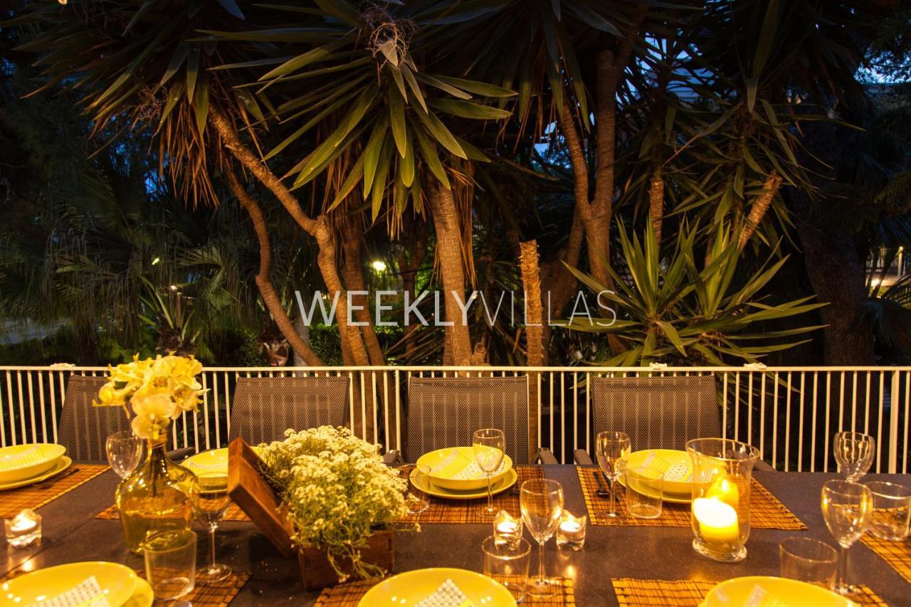 Villa Sitges Tupinetti Beach At 1 Min Walk Amaizing Garden And View Center Sitges 5 Minutes Walk Exterior foto